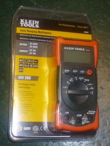 Klein Tools MM2000 ELECTRICIANS/HVAC TRMS MULTIMETER, FREE SHIP-NEW SEALED PACK!