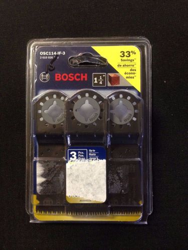 Bosch multi-tool blades, OSC114-IF-3, 1 1/4 inch