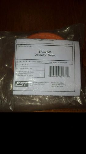 NEW EST SIGA-SB4 DETECTOR BASE . FREE SHIPPING!!! THE SAME BUSINESS DAY