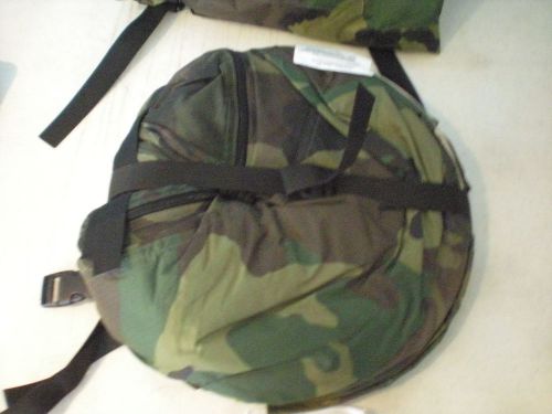 EUC IGUANA Woodland Camo Insect Guard Pop-Up 1-Man Tent Net Bed-with Carry Bag