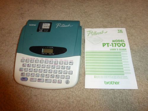 Brother P-Touch Electronic PT-1700 Labeling System TZ Laminated Label Maker