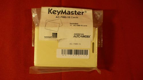 American Auto-Matrix Keymaster Blank ID Cards AC-7080-10