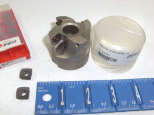 PALBIT 2&#034; HIGH FEED INDEXABLE FACE MILL WITH INSERTS