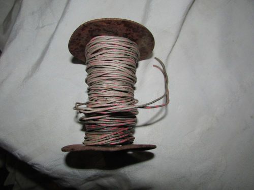 vintage antique cloth radio repair wire on spool