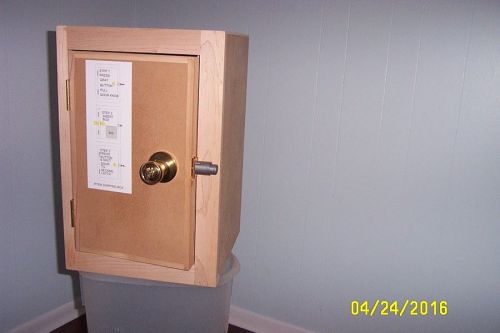 SECURE BOX FOR RECEIVING SHIPMENTS-INSIDE 13.25 X 13.25 X 21&#034;HIGH