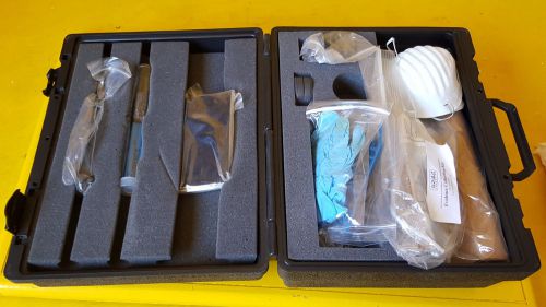 Used Police Evidence Kit, finger print, evidence jars/bags,Case &amp; more