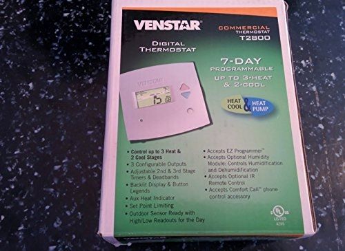 Venstar slimline programmable multistage commercial thermostat - t2800 for sale