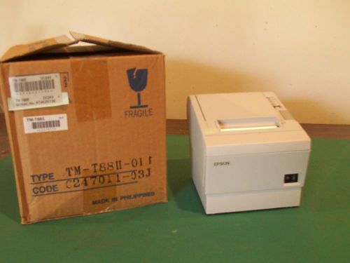 NEW Epson TM-T88II Printer Serial w/Used PS180 P.Supply Panasonic POS CRS 3000