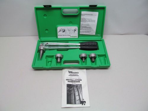 Wirsbo Aquapex ProPex Uponor Hand Expander w/Case &amp; 1/2-3/4-1in. Expander Heads