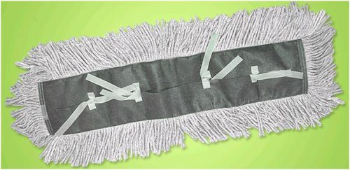 ABCO DD-91548 Disposable Pre-treated Cotton Tie-On Dust Mop 48&#034; x 5&#034;