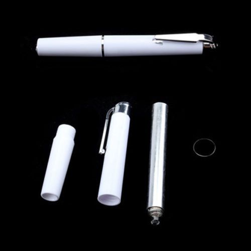 White Flashlight LED Pen Light Torch Emergency Medical Doctor Surgical First Aid