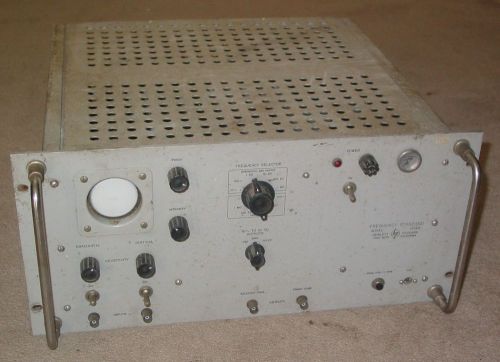 Vintage HP Hewlett Packard Frequency Standard 100ER Vacuum Tube