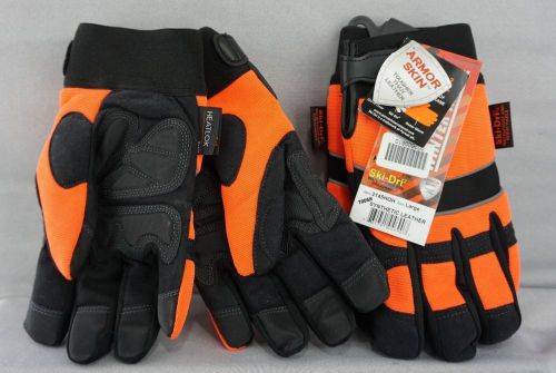 Majestic 2145hoh heatlok lined waterproof windproof armor skin glove mens size l for sale