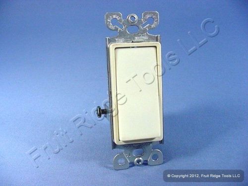 Cooper Electric Almond Decorator Rocker Wall Light Switches 15A 6501A
