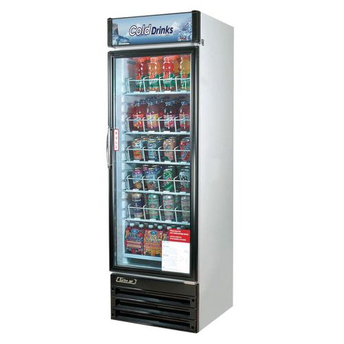 Turbo air tgm-14rv, 24-inch single glass door merchandising refrigerator - 14 cu for sale
