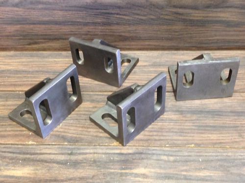 2 PAIR OF 4 X 3 1/2 X 3 1/2 &#034; ANGLE PLATES