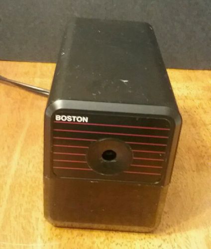 Hunt Boston Model 18 296A Electric Pencil Sharpener Made in USA Black TESTED