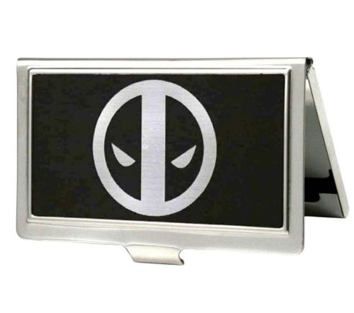 Marvel - Deadpool Logo Reverse Brushed - Multi-Use Wallet Business Card Holder