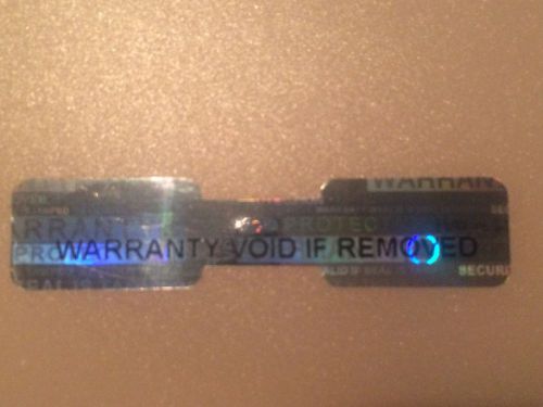 45mm x 10mm warranty void stickers tamper proof labels security seal hologram for sale