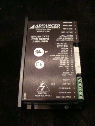 Advanced Motion Controls 12A8K  Brush Type PWM Servo Amplifier