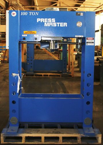 100 Ton 12&#034; Strk Pressmaster HFP-100 (Demo Machine) H-FRAME HYDRAULIC PRESS