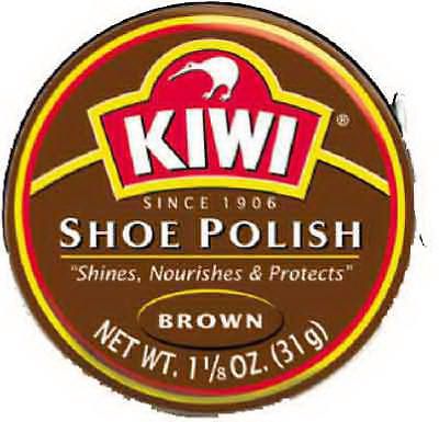 Johnson S C Inc 10113 Kiwi Shoe Polish-BROWN SHOE POLISH