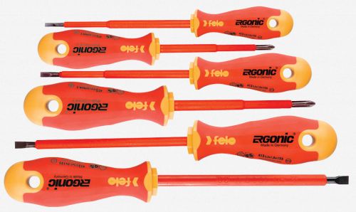 Felo 53169 ergonic insulated 6 piece set slotted &amp; phillips for sale