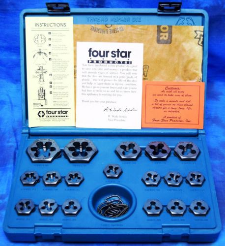 Four star 18 pc metric thread die repair kit s1991m for sale