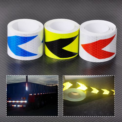 2&#034;x10&#039; 3m night conspicuity warning reflective safety warning tape arrow sticker for sale