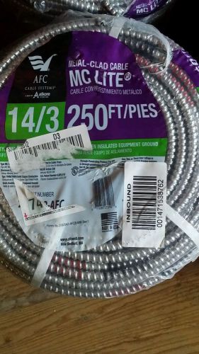 14-3 mc cable, 250 feet. green, red, black, white for sale