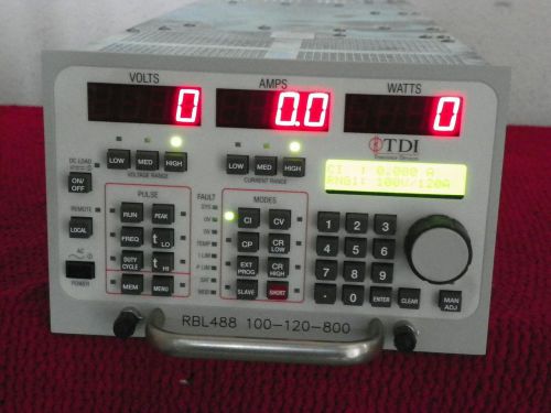 TDI Dynaload Programmable RBL488 100-120-800 Electronic Load