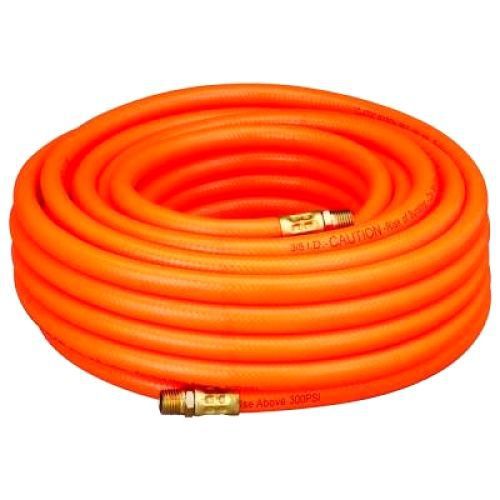 300 psi pvc air hose 3/8&#034; x 50 with 1/4&#034; mnpt end fittings for sale