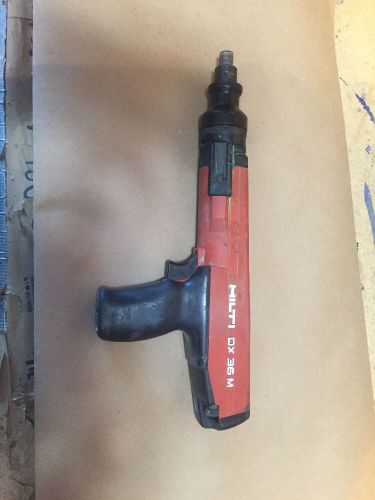 Used Hilti DX36M Powder Actuated Nail Gun Nailer-- Bare Tool