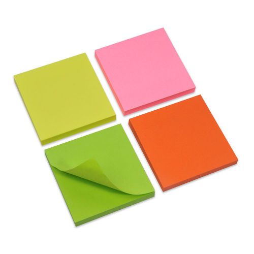 Post-it Classic Multi-Color Note 7.6cm x 7.6cm Self Adhesive Pads 4x90 sheets