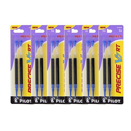Pilot Precise V7 RT Liquid Ink Retractable Rollerball Pen Refills, 0.7mm, Fine