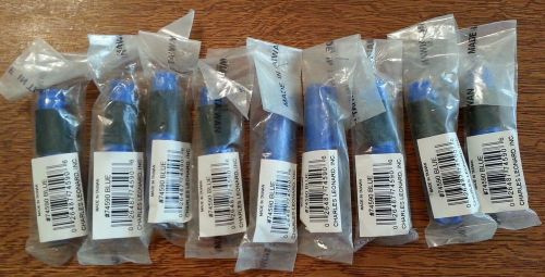 9 new charles leonard chl74590 chalk holders plastic blue for sale
