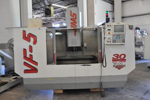 Haas vf5 cnc vertical machining center for sale