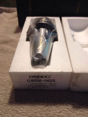 Lyndex cat 40 5/8&#034; tool holder endmill holder for sale