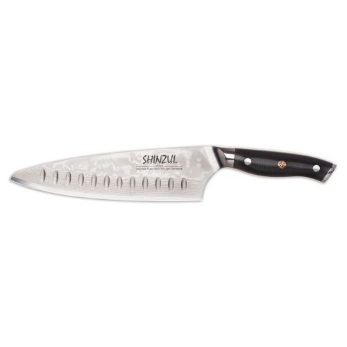 Shinzui 8&#034; chefs knife japanese vg10 super steel 67 layers damascus ergo chef for sale