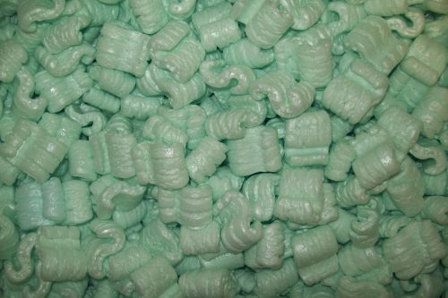Packing Peanuts Loose Fill 8 Cubic Feet 60 Gallons Green Free Shipping Brand New