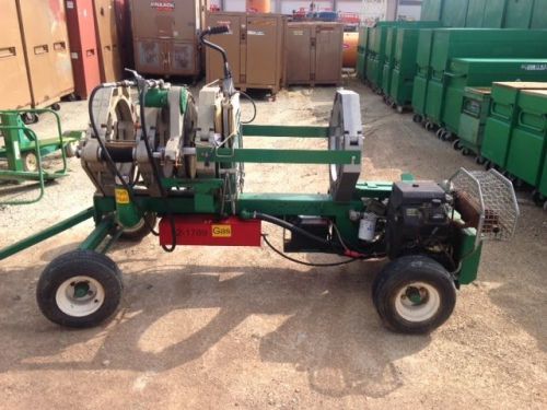 Used mcelroy rolling 618 pipe fusion machine 6&#034; thru 18&#034; kohler gas engine for sale