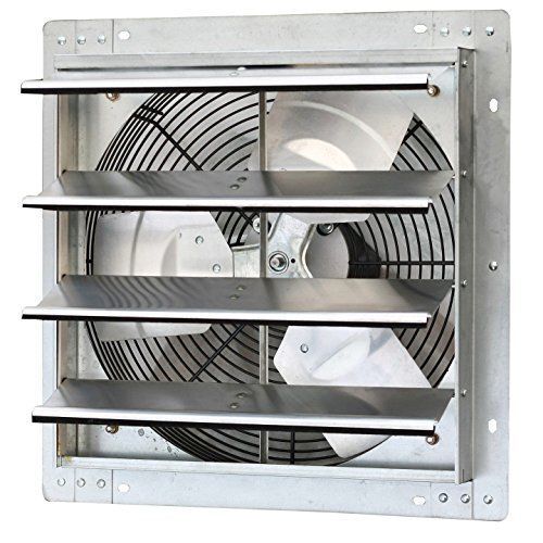 iLIVING ILG8SF16V Wall-Mounted Variable Speed Shutter Exhaust Fan, 16&#034;