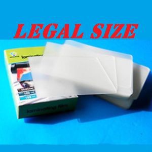 100 legal size  laminating laminator pouches sheets  9 x 14-1/2   5 mil... for sale