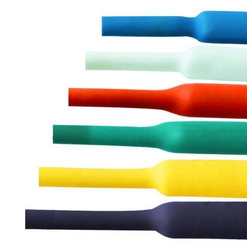 Dia.1/2/3/4/5/6/8/10/12mm heat shrinkable tube 2:1 shrink tubing wire sleeve 5m for sale