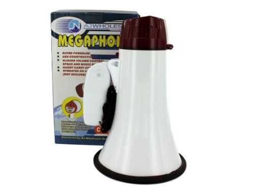 bulk buys Compact Megaphone with Siren Black/White/Red