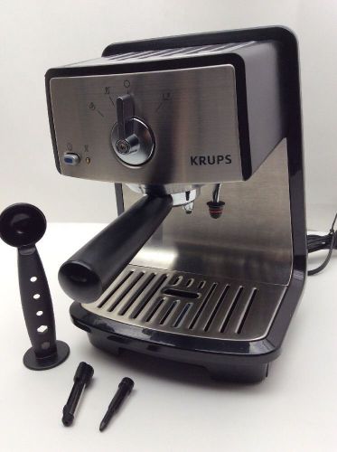 Krups XP4030 1 Cup Espresso Machine - Black/Silver