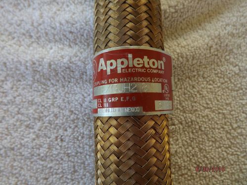 Appleton exgjh-218 xplo proof flex coupling, (ecgjh218 ch) 3/4&#034; fpt x 18&#034; new for sale
