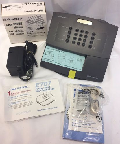 Pitney Bowes E700 Postage Meter With G799 Scale Complete Kit - Ready To Use!