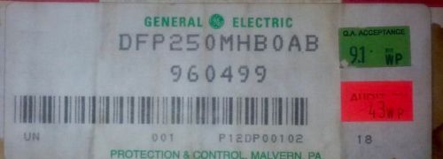 Ge dfp250 feeder protection relay for sale