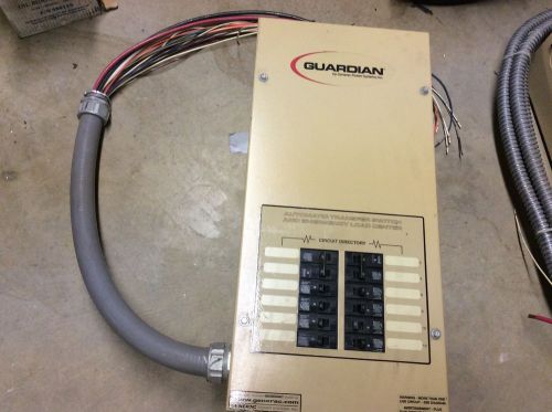 Generac guardian  automatic transfer switch 100 amp / 12 circuit for sale